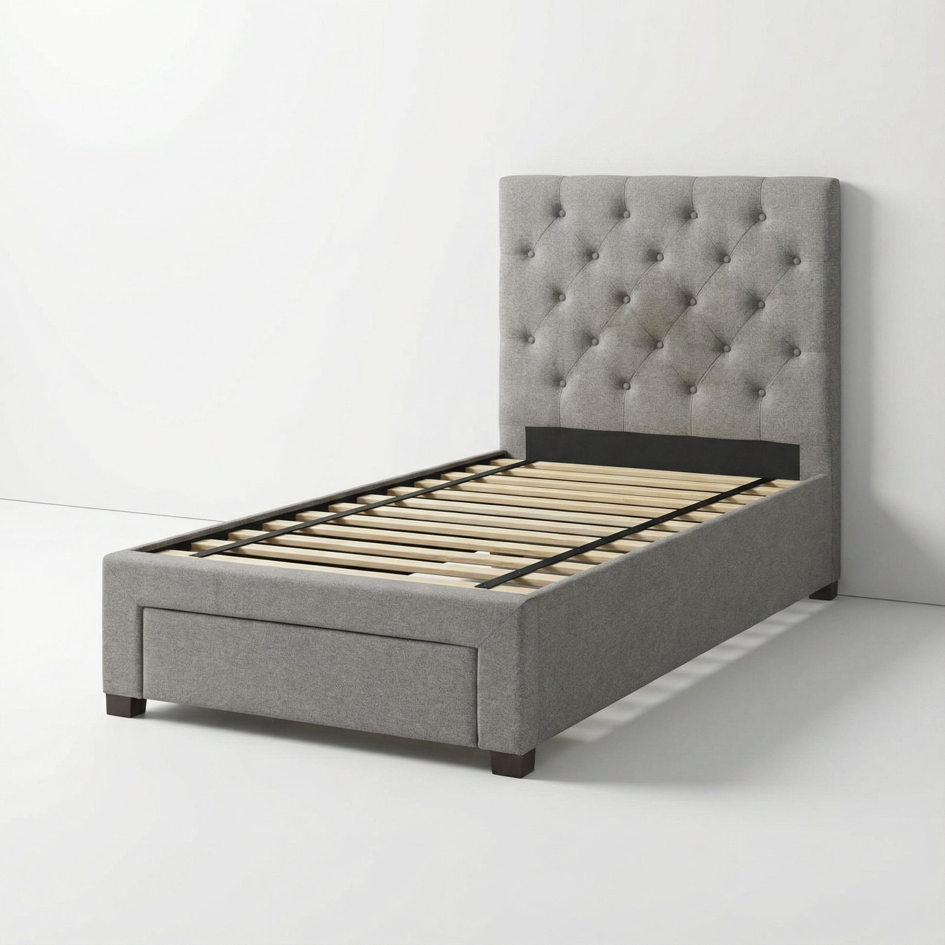 Upholstered Single Bed Frame