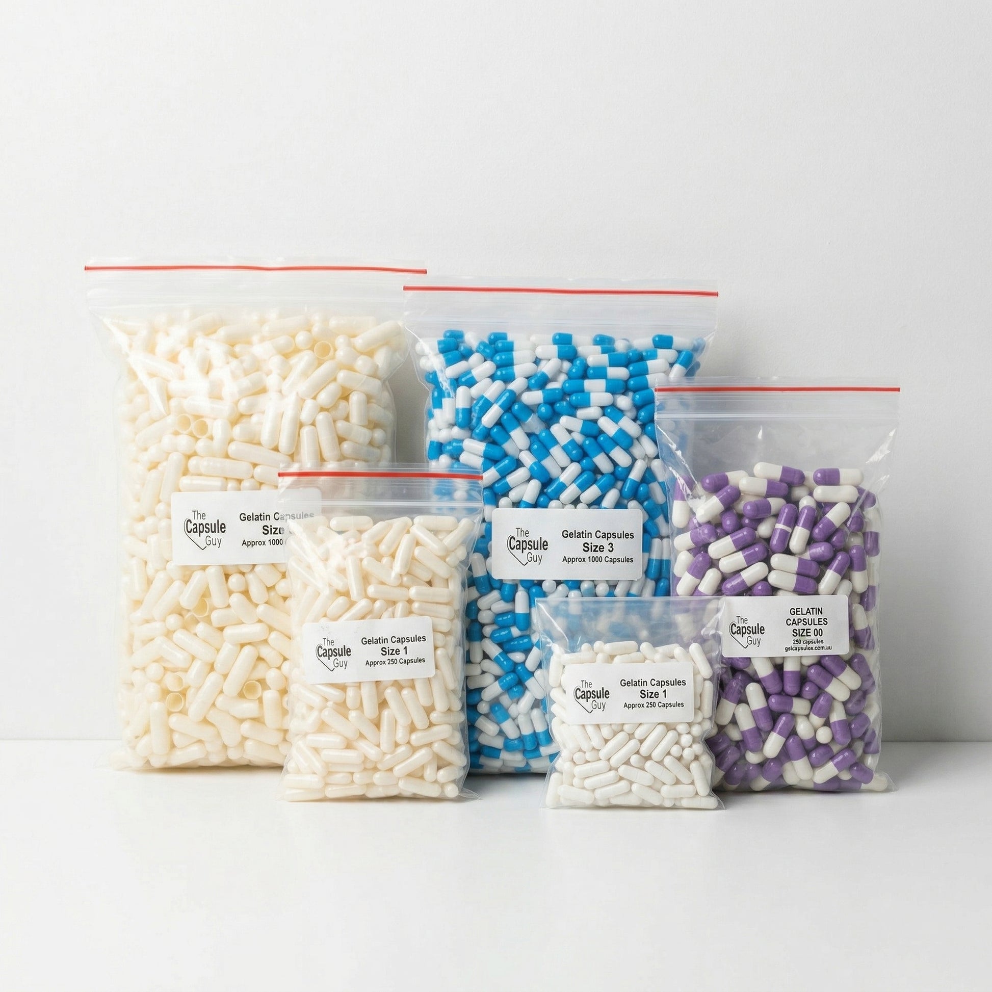 Prop Gelatin Capsules Set
