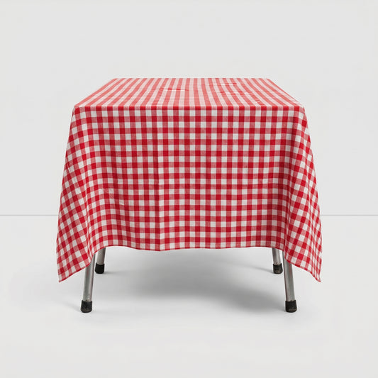 Red Gingham Table