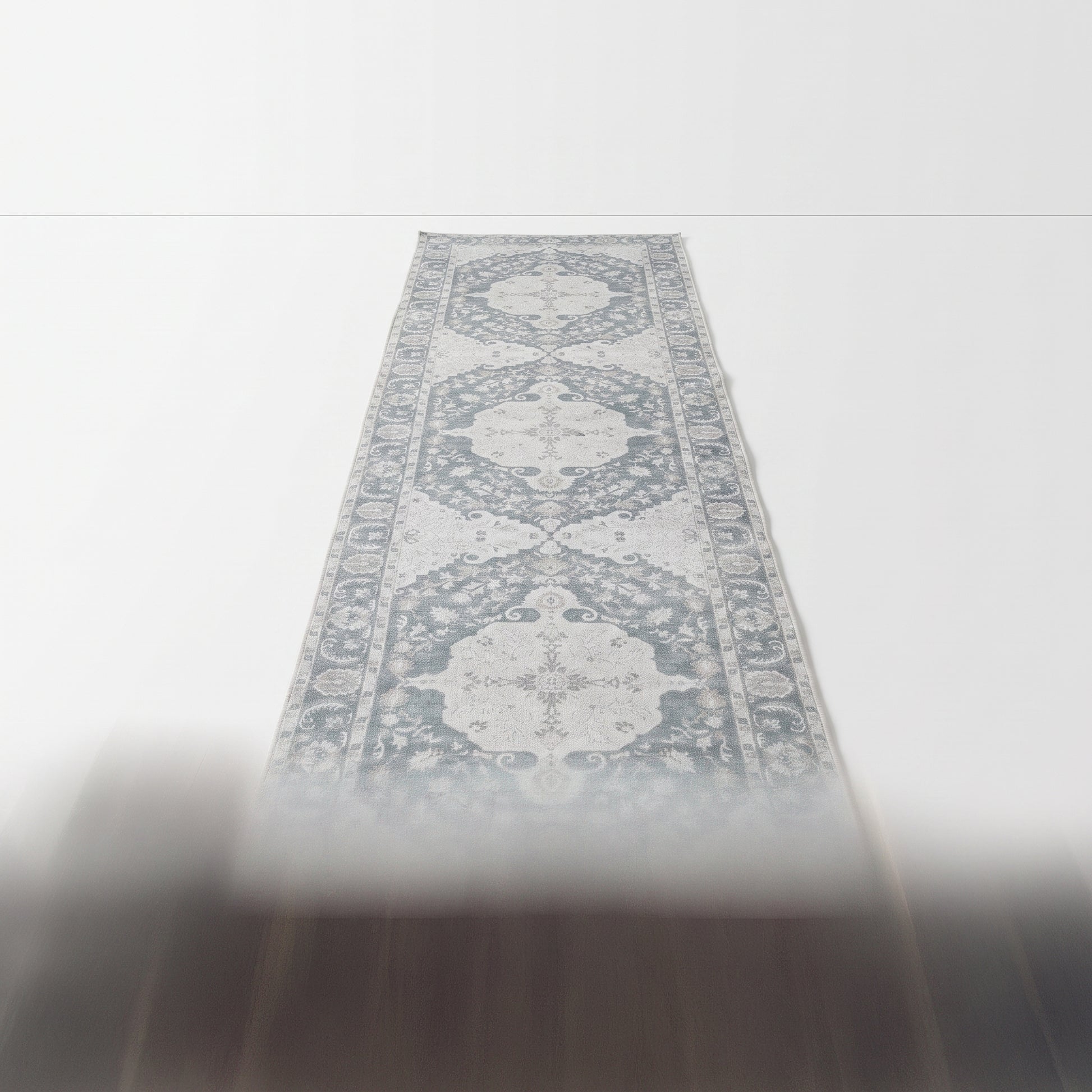 Grey Hallway Runner