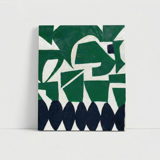 Green Abstract Canvas