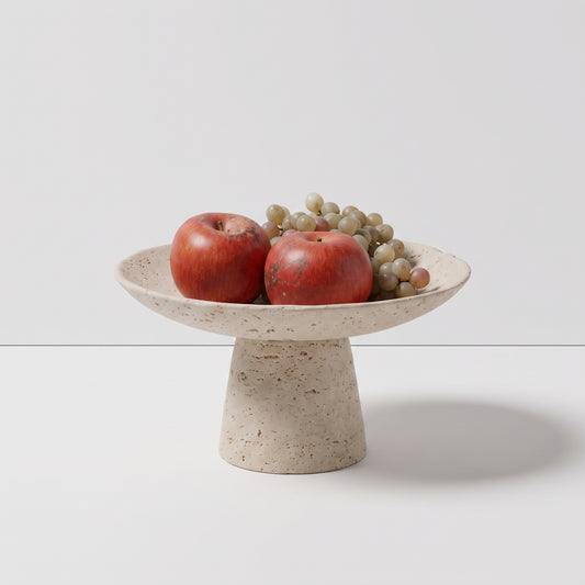 Stone Pedestal Bowl