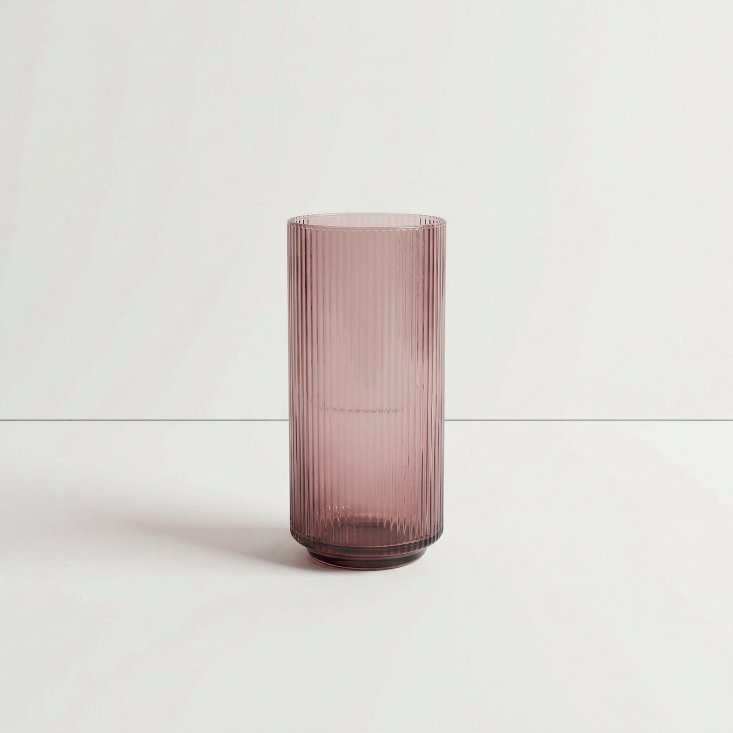 Mauve Fluted Tumbler