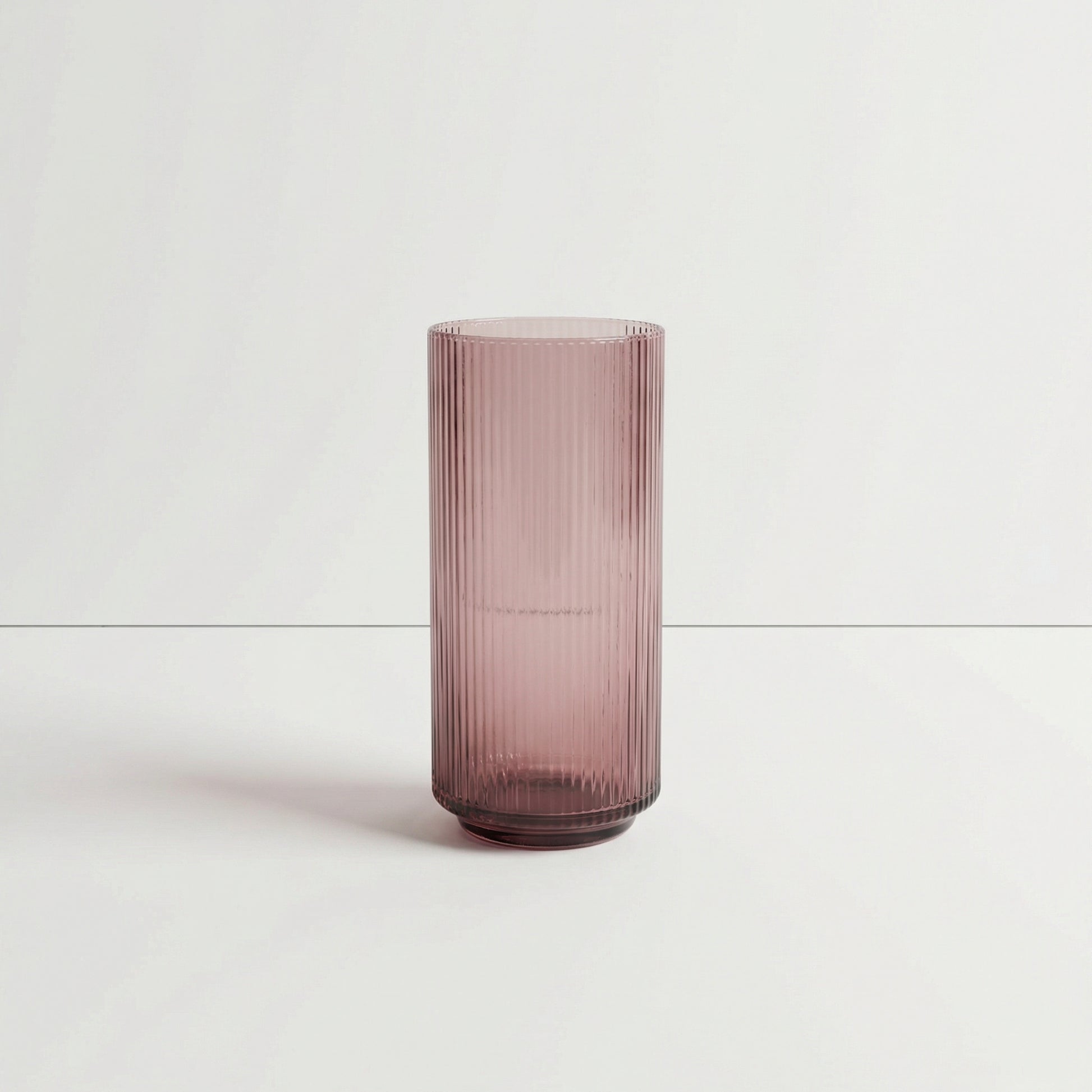 Mauve Fluted Tumbler
