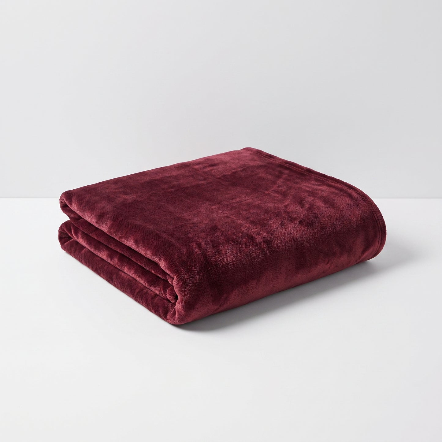 Burgundy Velvet Throw