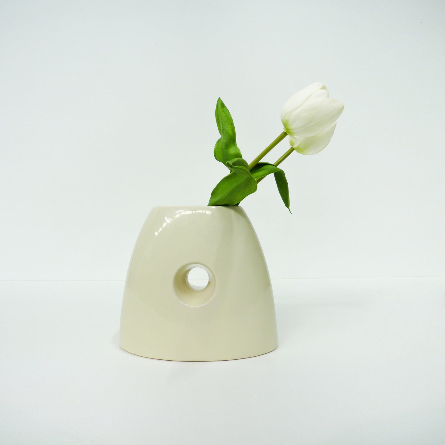 Modern Cream Vase