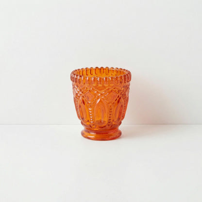 Amber Glass Votive