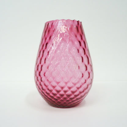 Pink Dimpled Vase