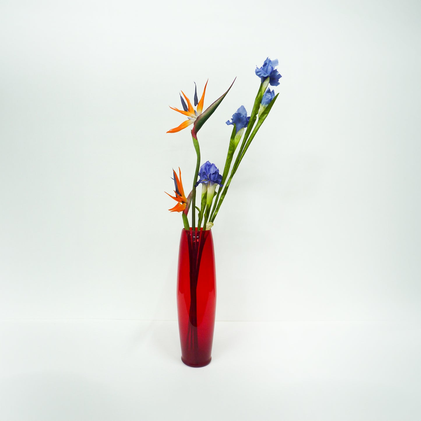 Tall Red Vase