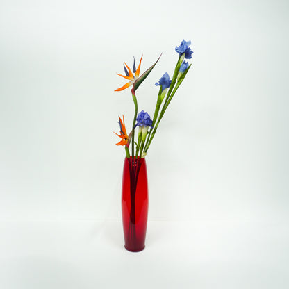 Tall Red Vase