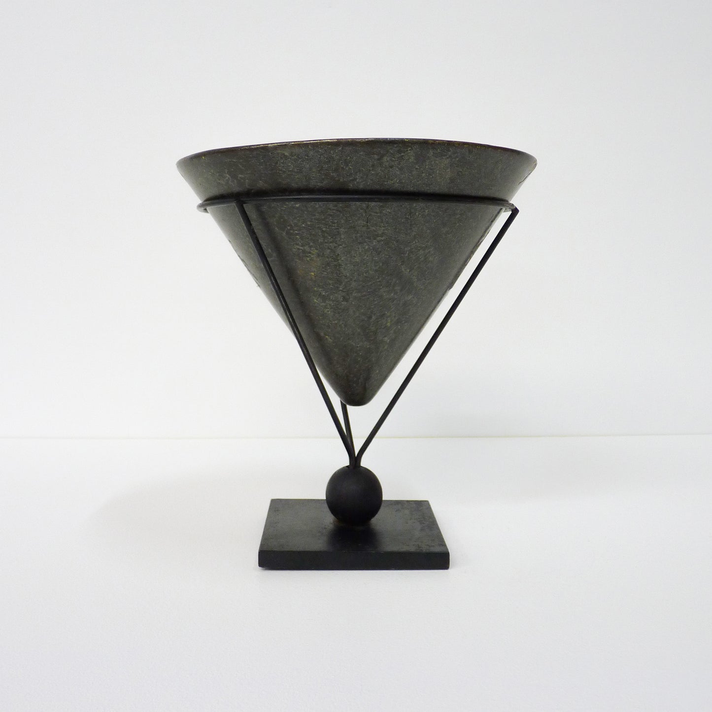 Metallic Cone Table Ornament