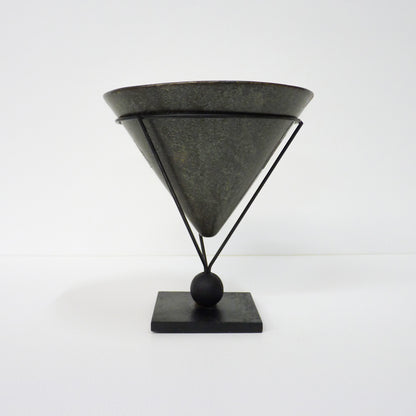 Metallic Cone Table Ornament
