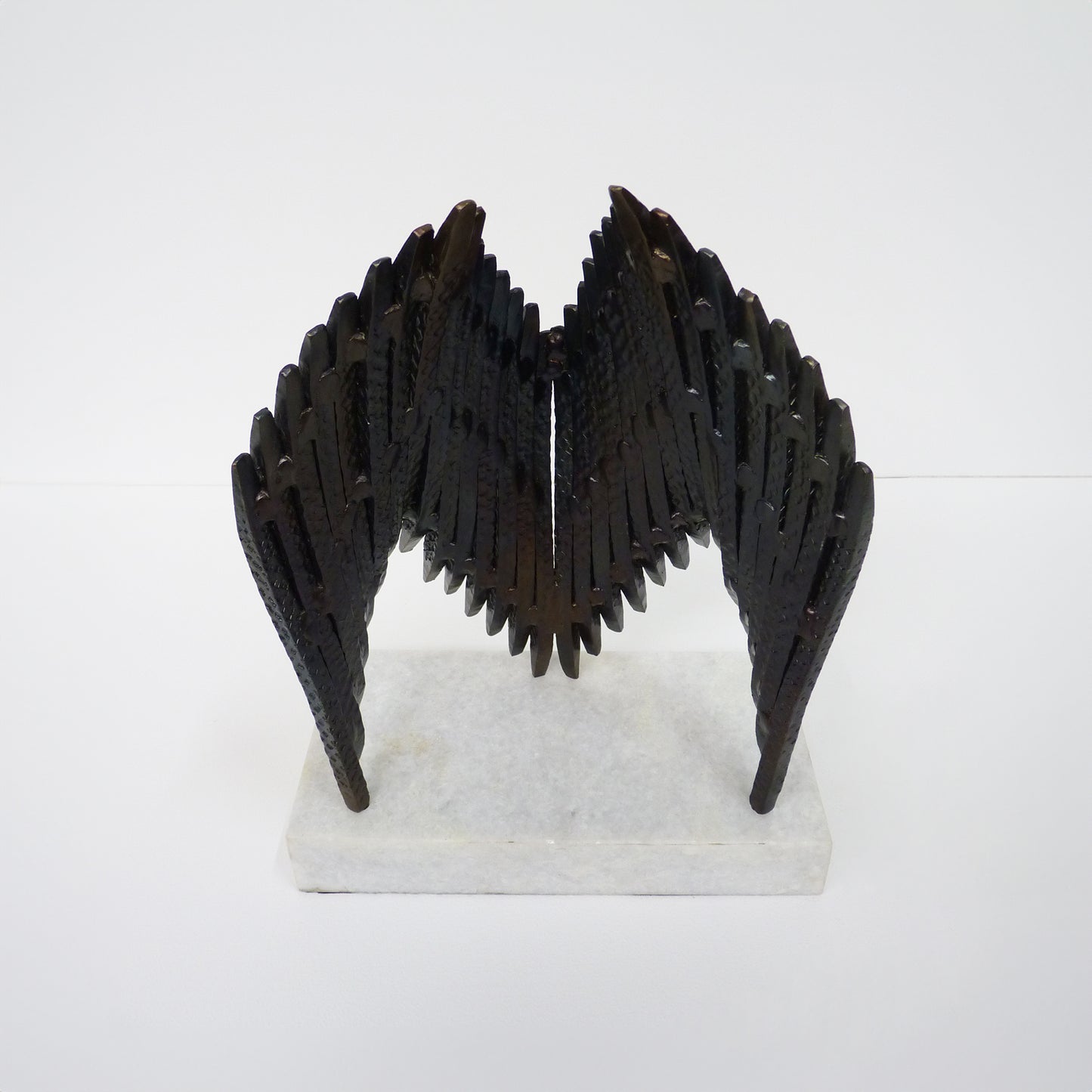 Metal Winged Ornament