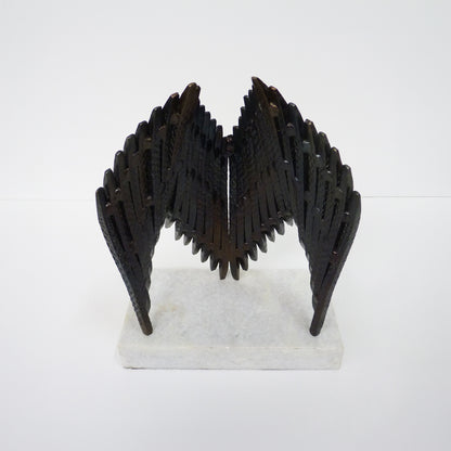 Metal Winged Ornament