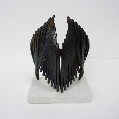Metal Winged Ornament