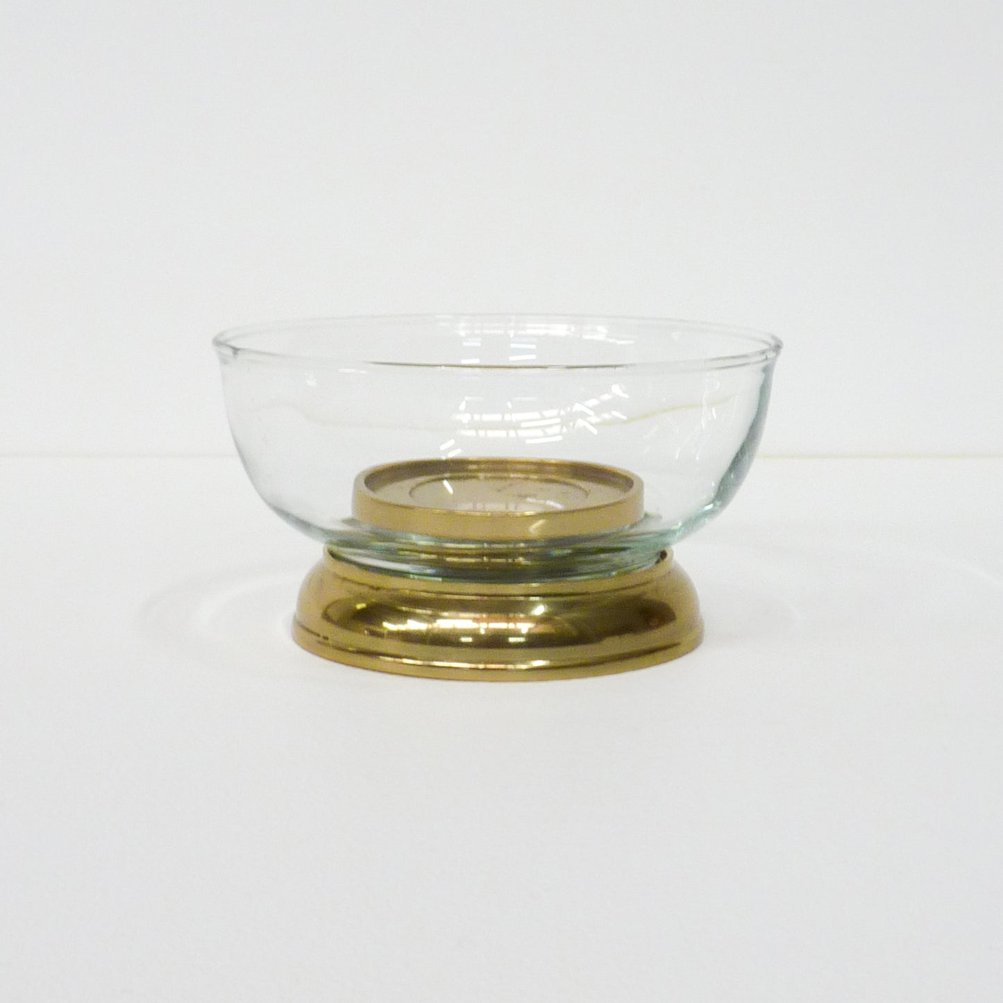 Small Glass Candle Holder