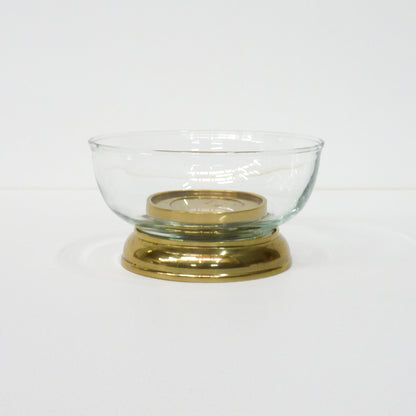 Small Glass Candle Holder