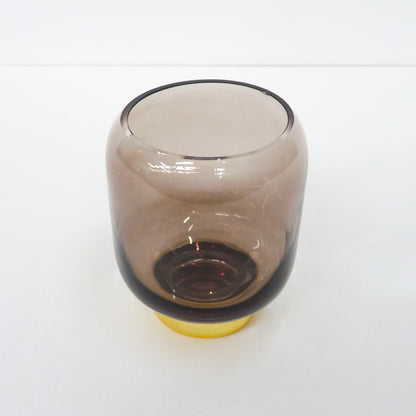 Black Glass Candleholder