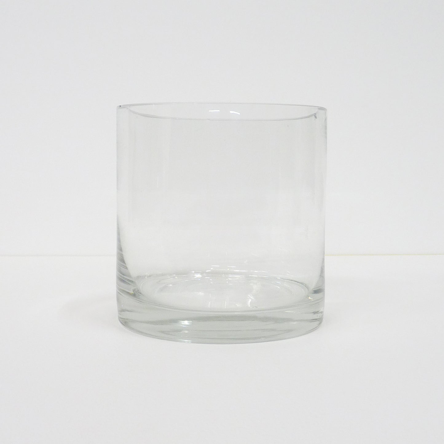 Cylindrical Glass Vase