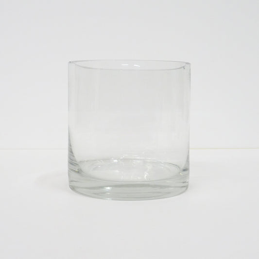 Cylindrical Glass Vase