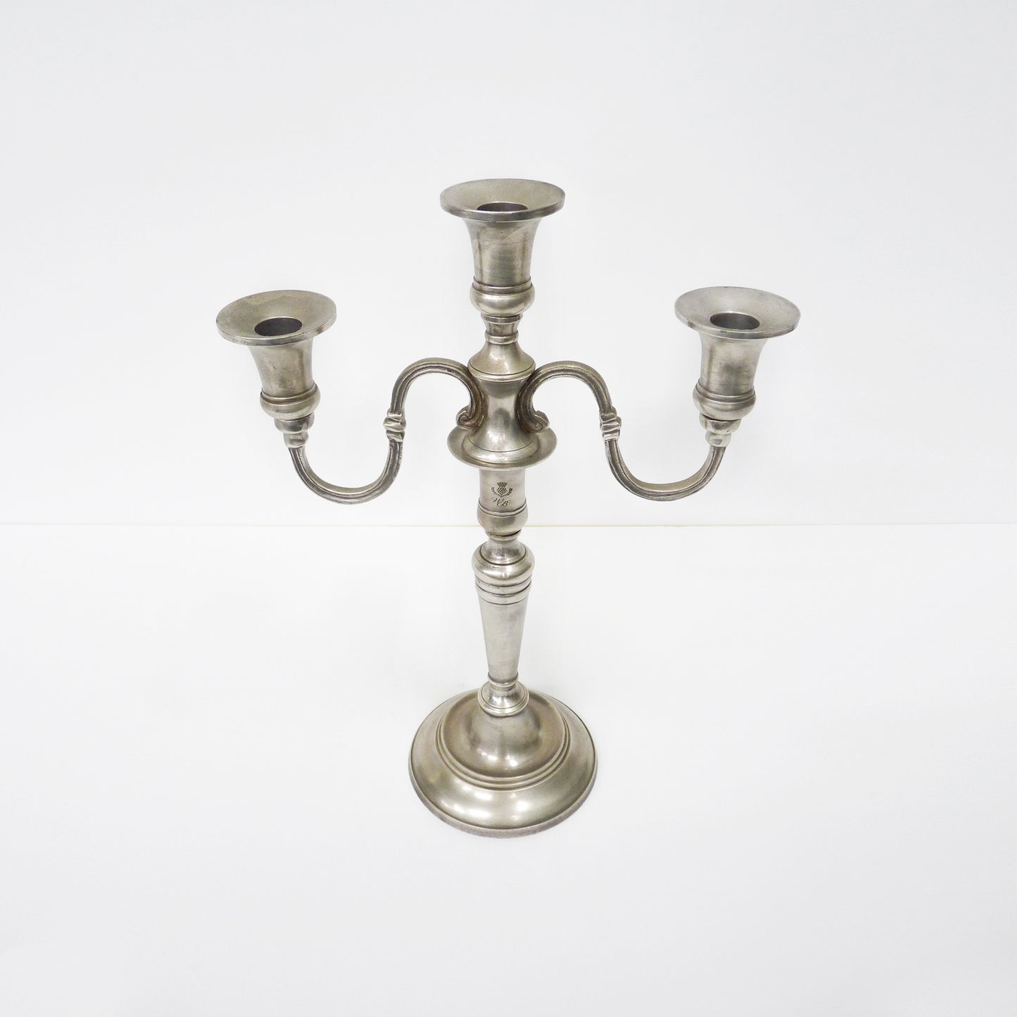 3 Arm Silver Candelabra