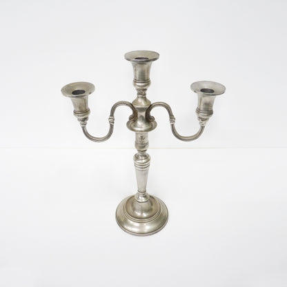 3 Arm Silver Candelabra
