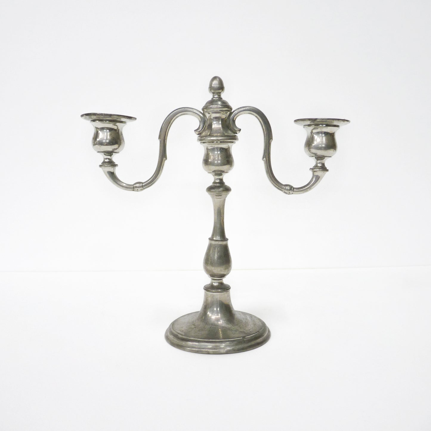 2 Arm Silver Candelabra