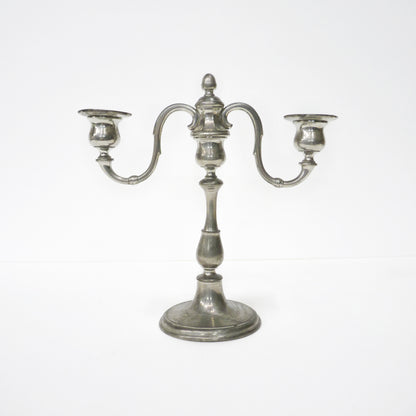 2 Arm Silver Candelabra