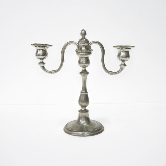 2 Arm Silver Candelabra