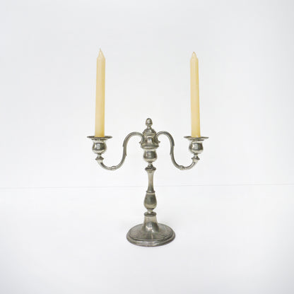 2 Arm Silver Candelabra