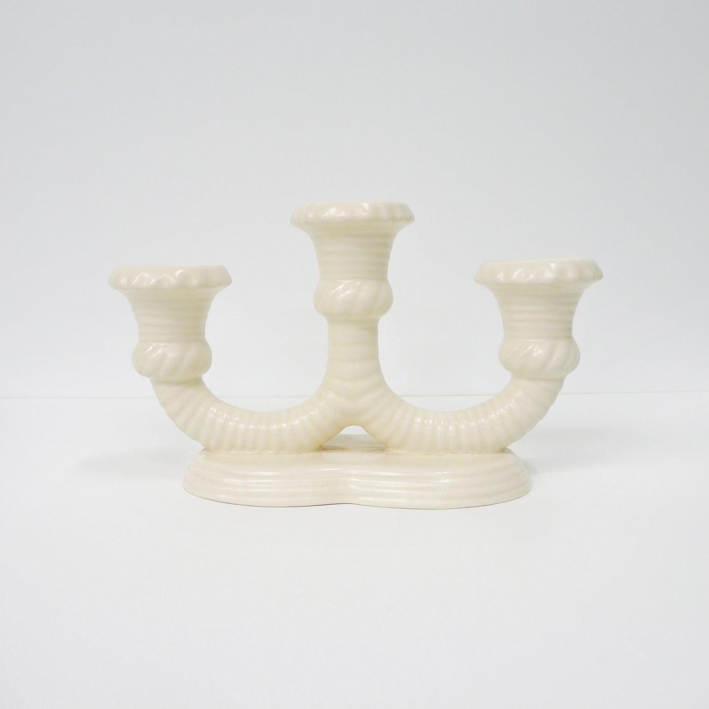 White Candleholder