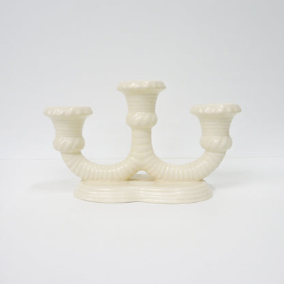 White Candleholder