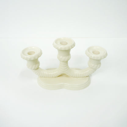White Candleholder