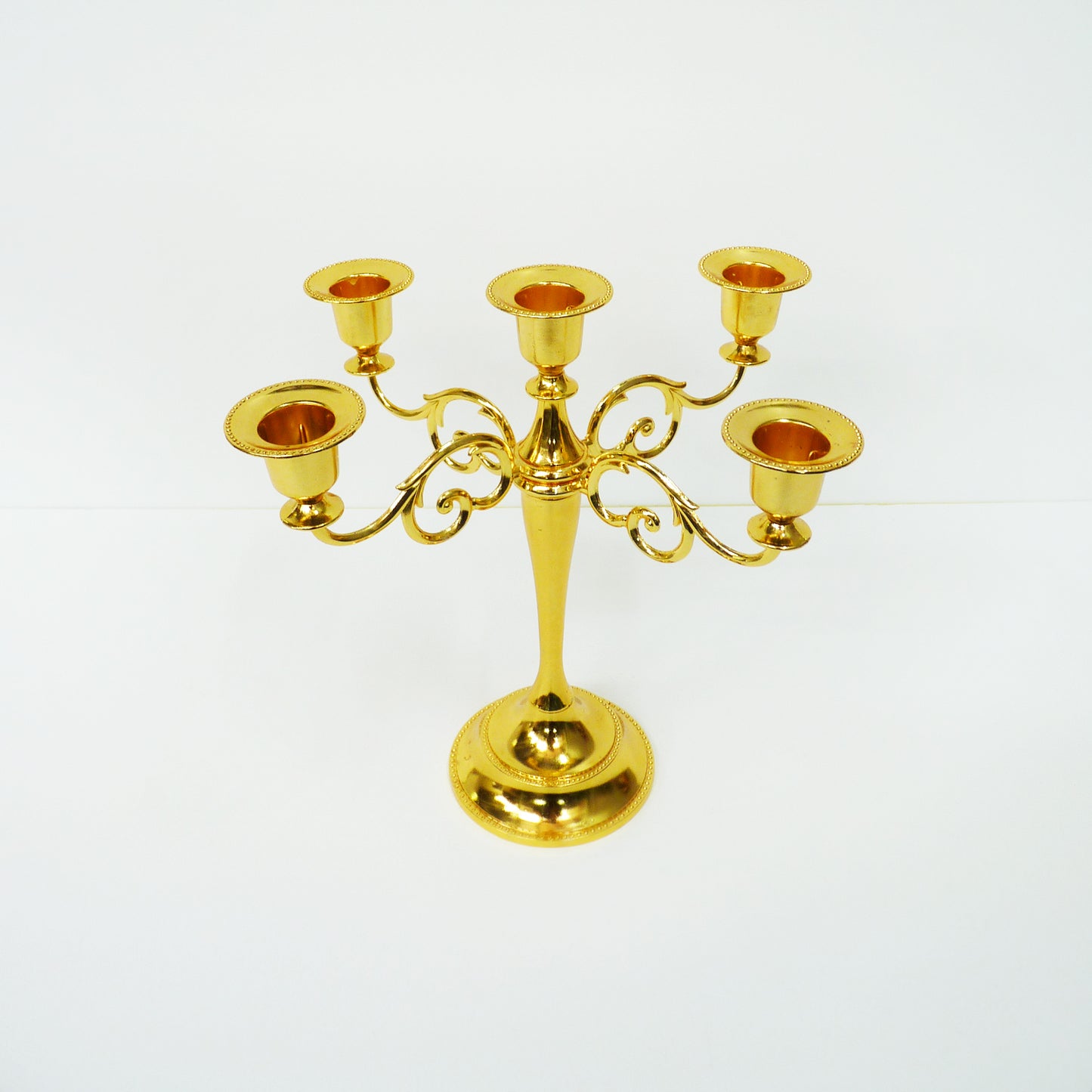 5 Arm Gold Candelabra