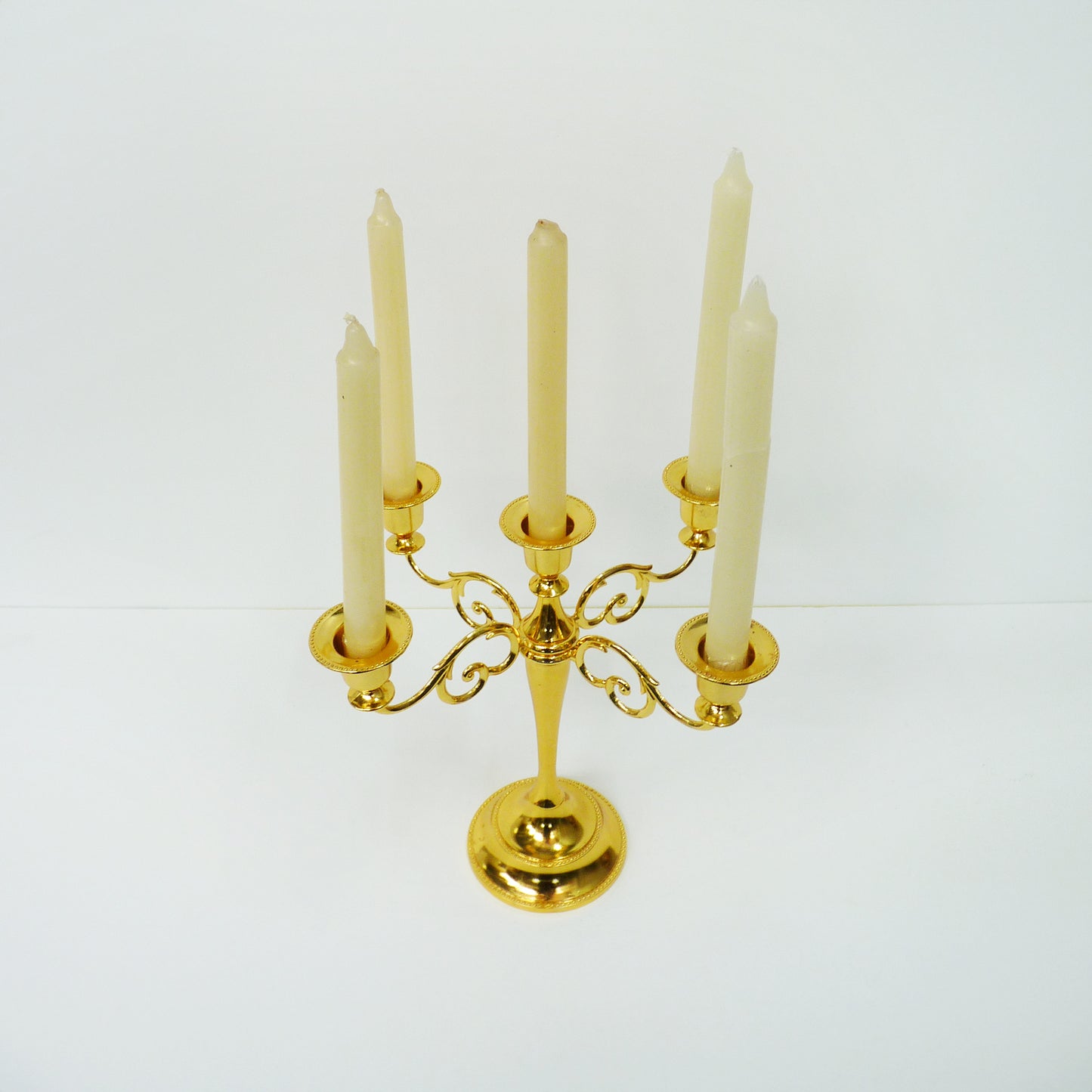 5 Arm Gold Candelabra