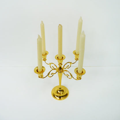 5 Arm Gold Candelabra