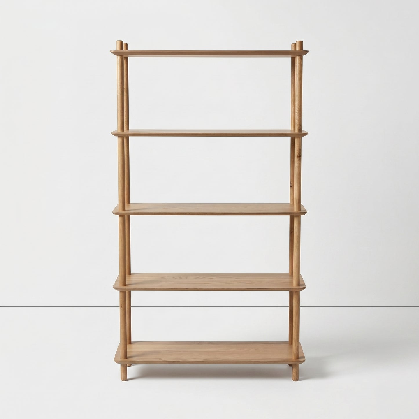 Modern Timber Shelving Unit
