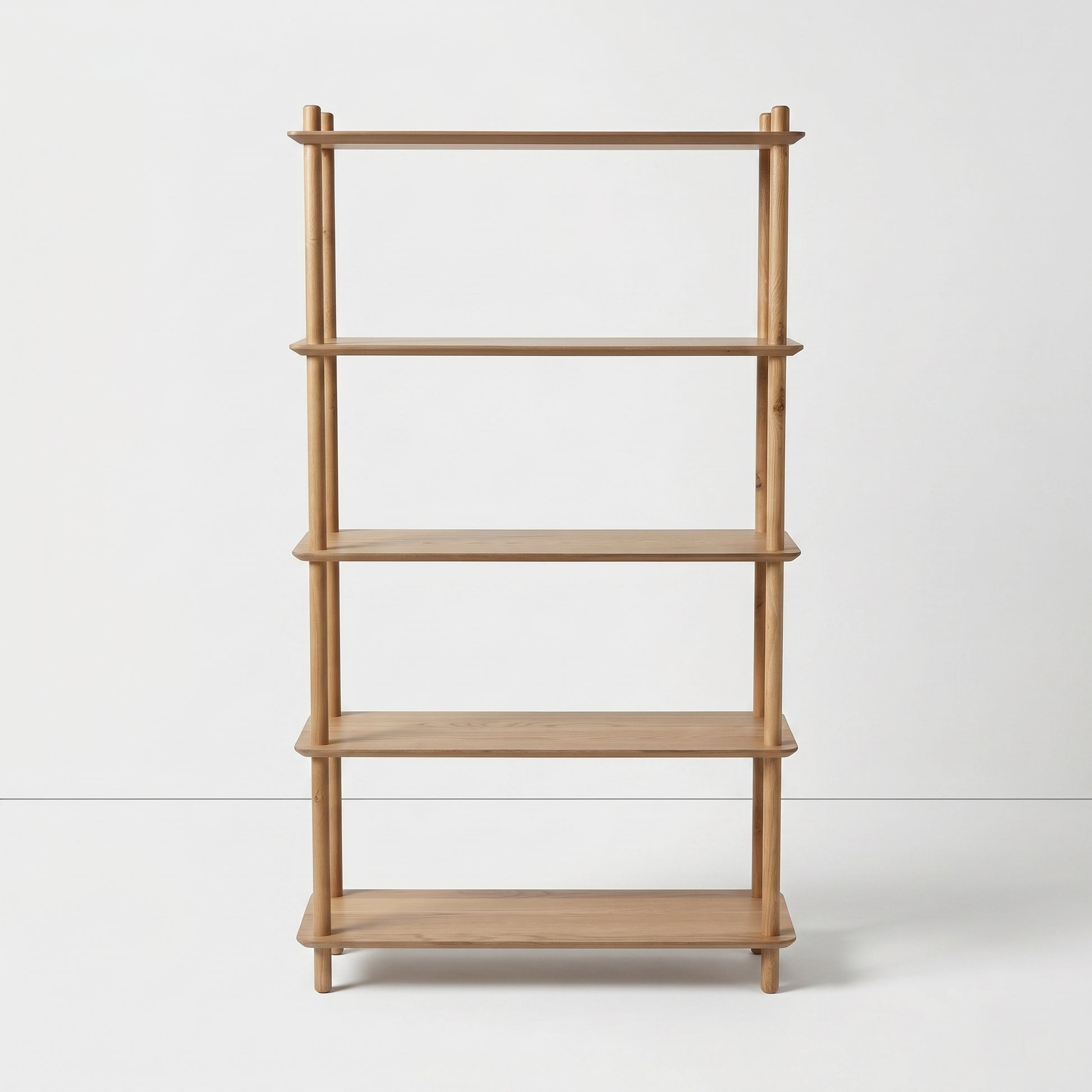 Modern Timber Shelving Unit
