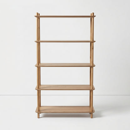 Modern Timber Shelving Unit