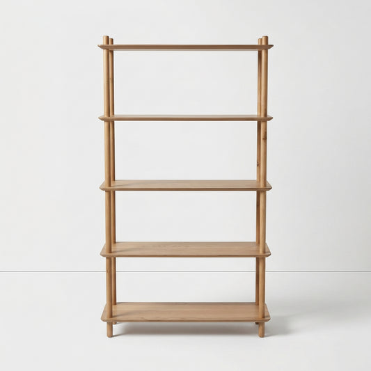 Modern Timber Shelving Unit