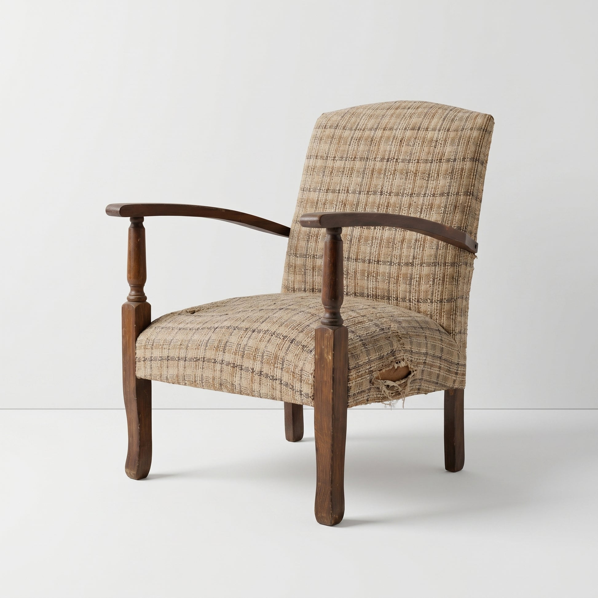 Vintage Patterned Armchair