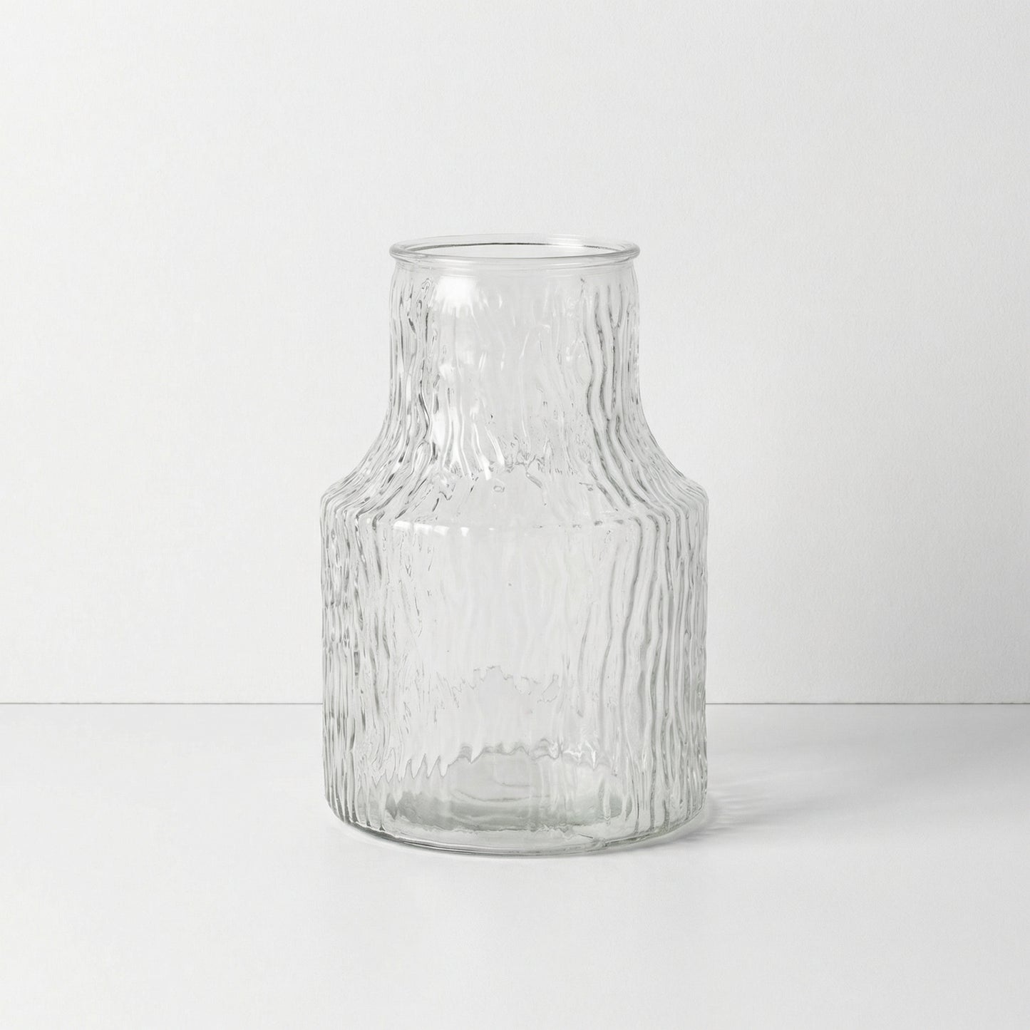 Textured Glass Vase