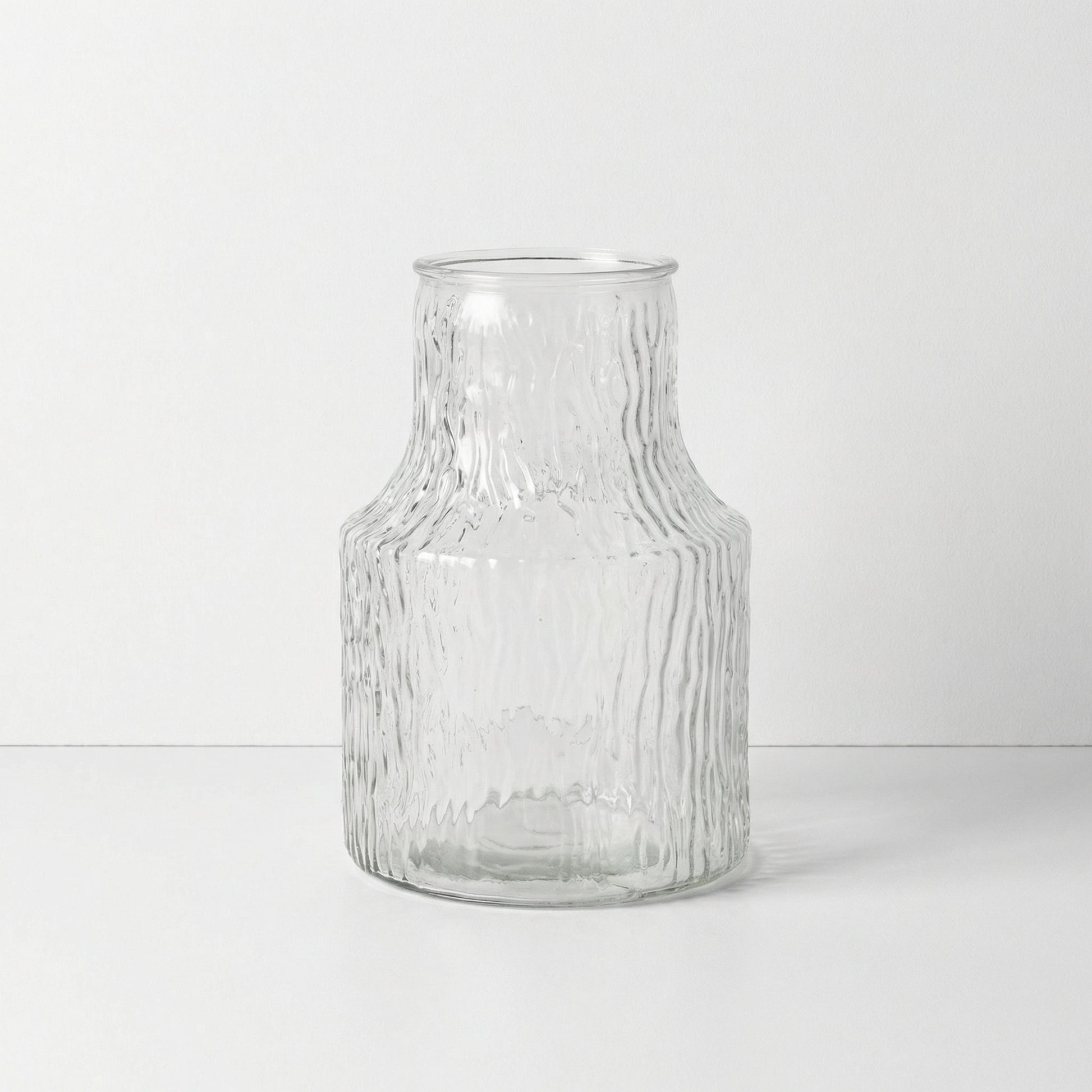 Textured Glass Vase