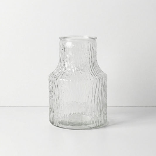 Textured Glass Vase