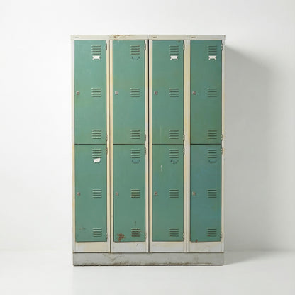 Green Metal Lockers