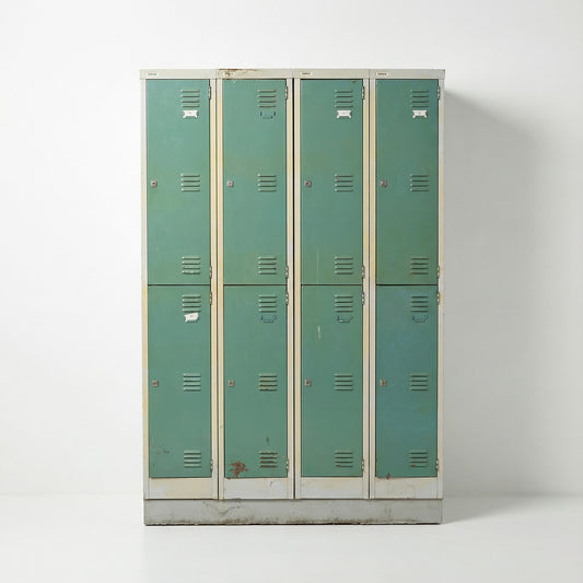 Green Metal Lockers