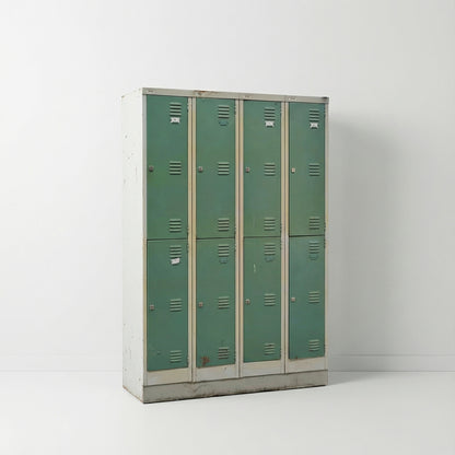 Green Metal Lockers