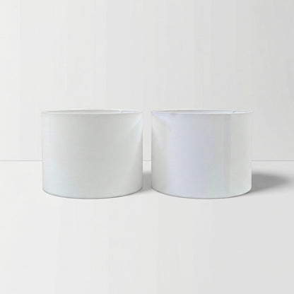 White Drum Lampshades