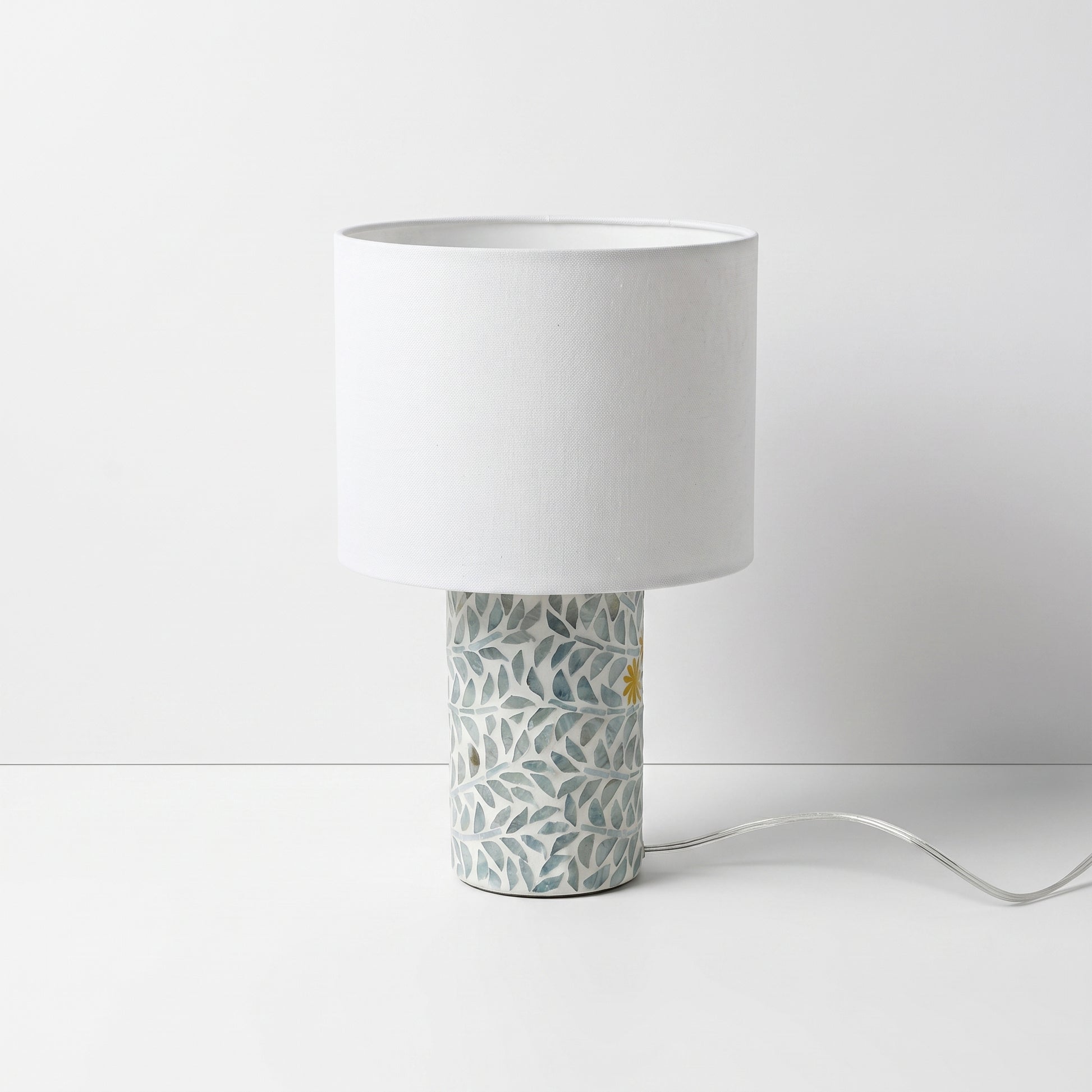 Mosaic Leaf Table Lamp