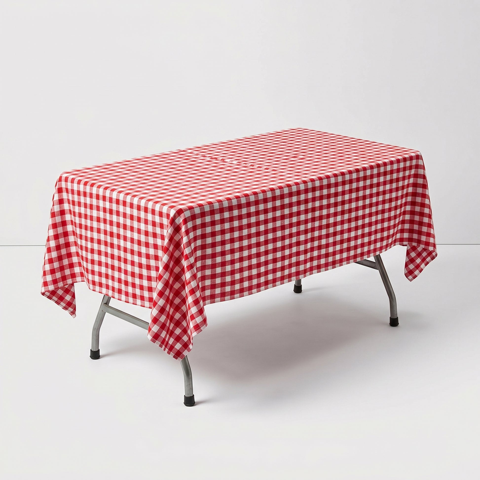 Red Gingham Table